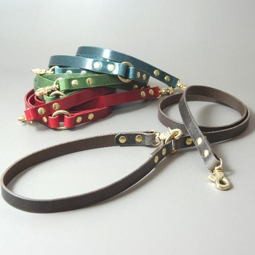 ⑧ くすのき犬具｜オイルレザーのカフェリード